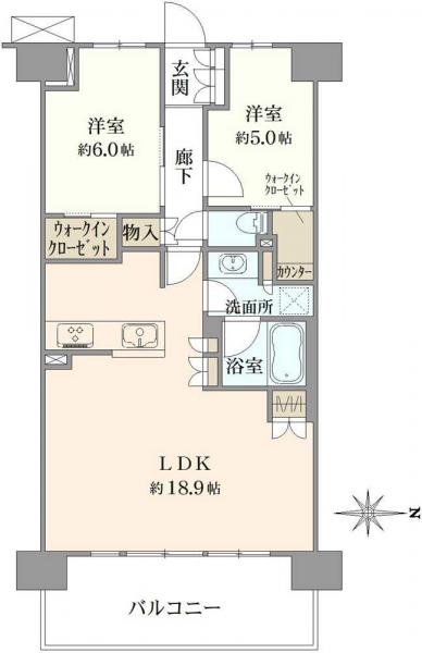中古マンション 東京都足立区扇１丁目 日暮里・舎人ライナー扇大橋駅 4,480万円