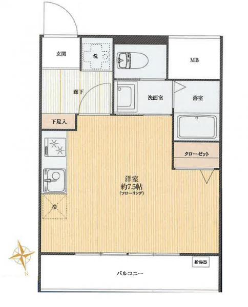 中古マンション 世田谷区代沢５丁目 小田急線下北沢駅 2,180万円