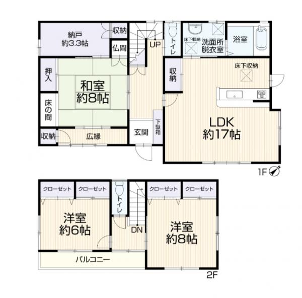 中古戸建 さいたま市岩槻区西町４丁目 東武野田線岩槻駅 2,899万円