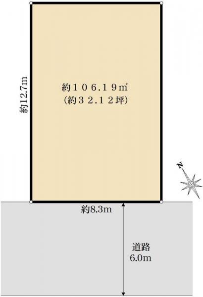 土地 大阪府大阪市港区磯路３丁目 大阪メトロ中央線弁天町駅 5,500万円