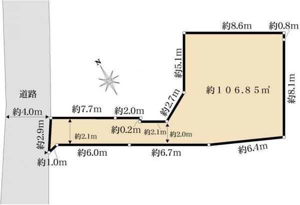 土地 東京都昭島市緑町１丁目 JR青梅線昭島駅 1,680万円