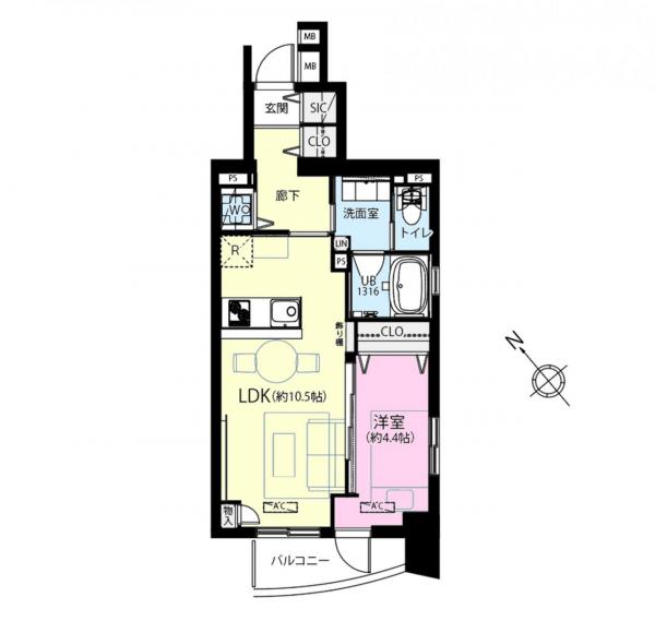 ジェイパーク渋谷イーストスクエア 間取り図