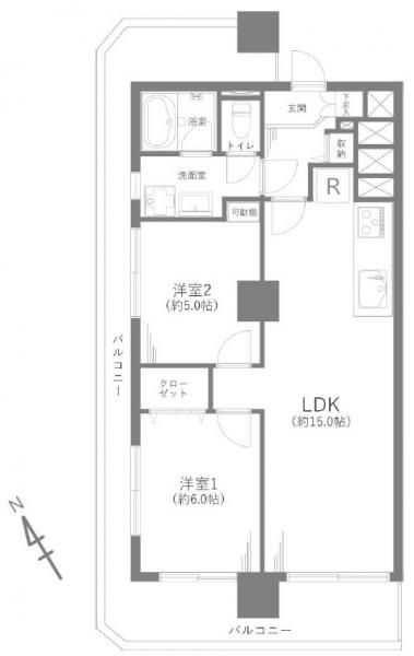 ユテライズ根岸 間取り図