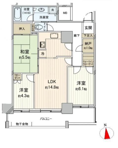 中古マンション 杉並区和田２丁目 丸の内方南支線方南町駅 8,480万円