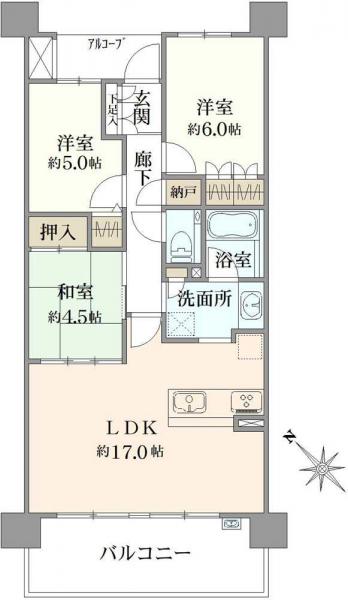 中古マンション 東京都足立区西新井栄町１丁目 東武大師線西新井駅 7,480万円