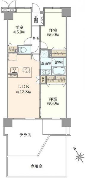 中古マンション 東京都江戸川区篠崎町3丁目 都営新宿線篠崎駅 3,890万円