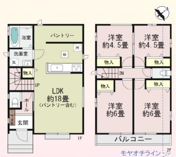 新築戸建 さいたま市岩槻区西原 東武野田線岩槻駅 4,190万円