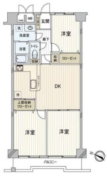 中古マンション さいたま市大宮区堀の内町１丁目 東武野田線大宮駅 2,180万円