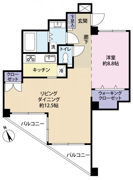 中古マンション 豊島区千早１丁目 副都心線要町駅 6,990万円