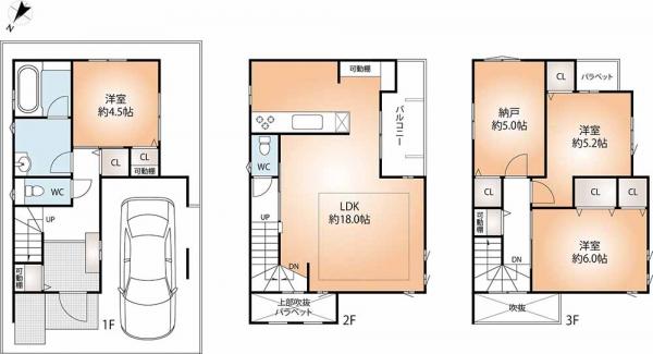 新築戸建 神戸市長田区日吉町６丁目 JR山陽本線鷹取駅 4,680万円