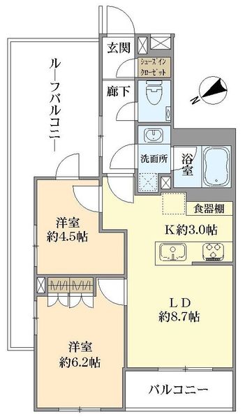 中古マンション 東京都品川区旗の台３丁目 東急池上線旗の台駅 1億3,000万円