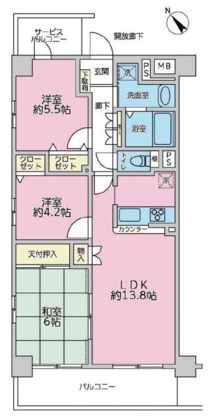 中古マンション 八王子市明神町１丁目 JR中央線八王子駅 2,880万円