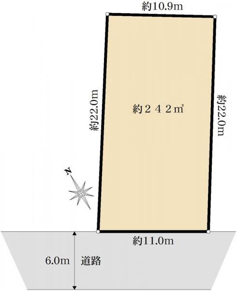 土地 千葉県松戸市常盤平６丁目 京成松戸線五香駅 5,830万円