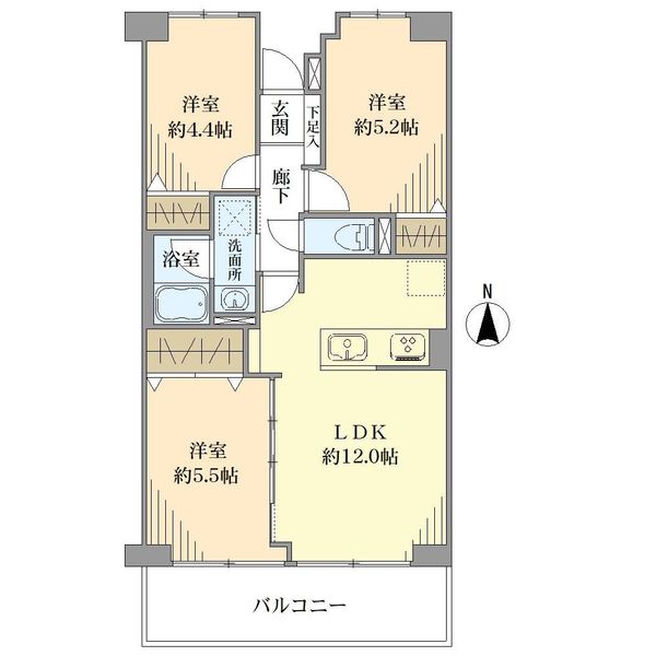 中古マンション 東京都葛飾区堀切８丁目 千代田常磐線綾瀬駅 3,480万円