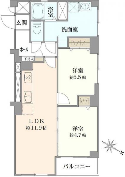 中古マンション 千葉県市川市福栄１丁目 東西線南行徳駅 2,290万円