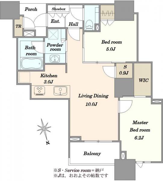 中古マンション 東京都中央区晴海３丁目 都営大江戸線勝どき駅 1億5,000万円
