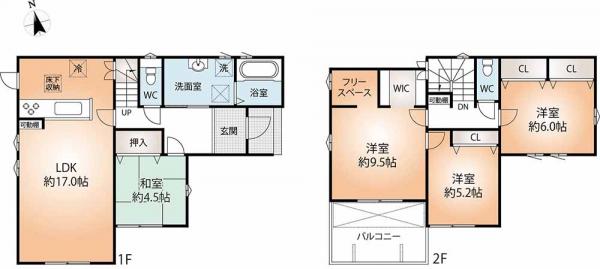 新築戸建 神戸市須磨区白川台６丁目 神戸市営地下鉄西神山手線名谷駅 3,980万円