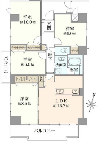 中古マンション 大阪府高槻市塚原3丁目 JR東海道本線(米原〜神戸)摂津富田駅 2,680万円