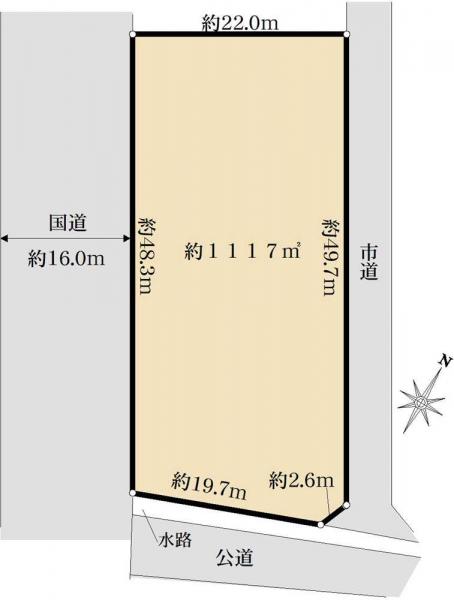 土地 埼玉県北本市深井８丁目 JR高崎線北本駅 2,000万円