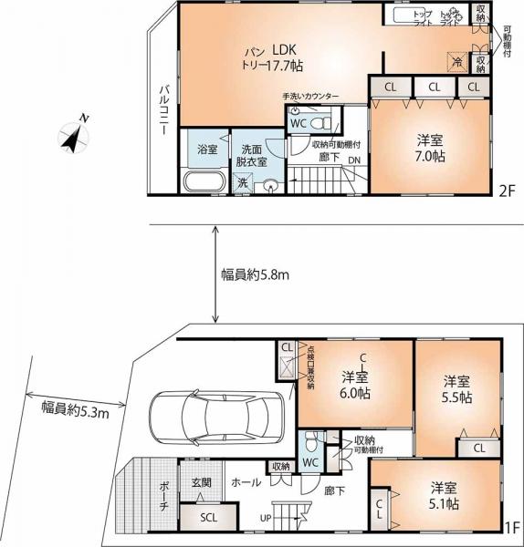新築戸建 神戸市灘区篠原北町４丁目 阪急神戸線六甲駅 6,980万円