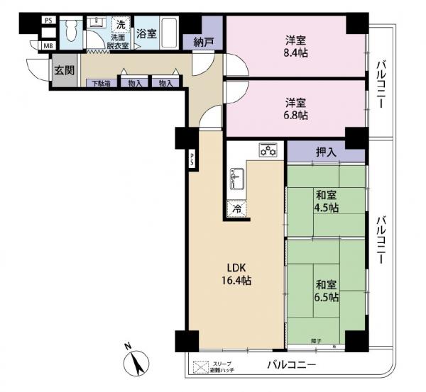 中古マンション 八王子市元横山町２丁目 JR中央線八王子駅 3,980万円