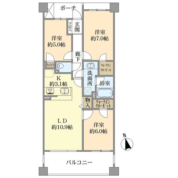 中古マンション 東京都葛飾区亀有２丁目 千代田常磐線亀有駅 5,990万円