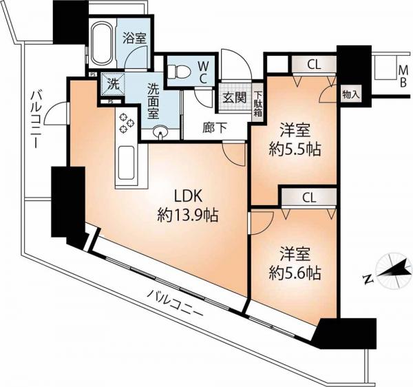 中古マンション 神戸市中央区熊内町７丁目 神戸市営地下鉄西神山手線新神戸駅 5,990万円