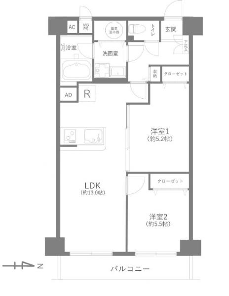 中古マンション 品川区東品川3丁目 東京臨海高速鉄道品川シーサイド駅 4,790万円