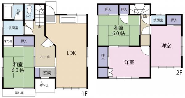中古戸建 ふじみ野市亀久保 東武東上線ふじみ野駅 2,590万円