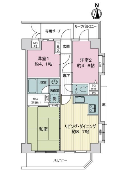 中古マンション 東京都墨田区墨田１丁目 東武大師線東向島駅 4,280万円