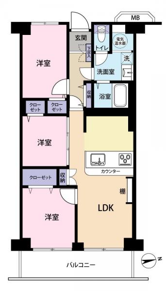 中古マンション 西東京市柳沢５丁目 西武新宿線西武柳沢駅 2,999万円