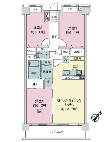 エヴァーグリーン瑞江３ 