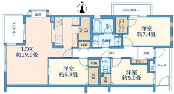 中古マンション 豊島区目白４丁目 西武池袋線椎名町駅 1億1,800万円