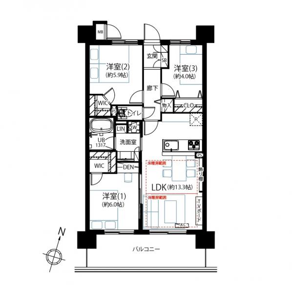 中古マンション 北区中十条３丁目 JR京浜東北線東十条駅 8,499万円