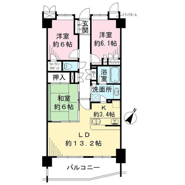 中古マンション 埼玉県川越市神明町 西武西武園線本川越駅 2,400万円