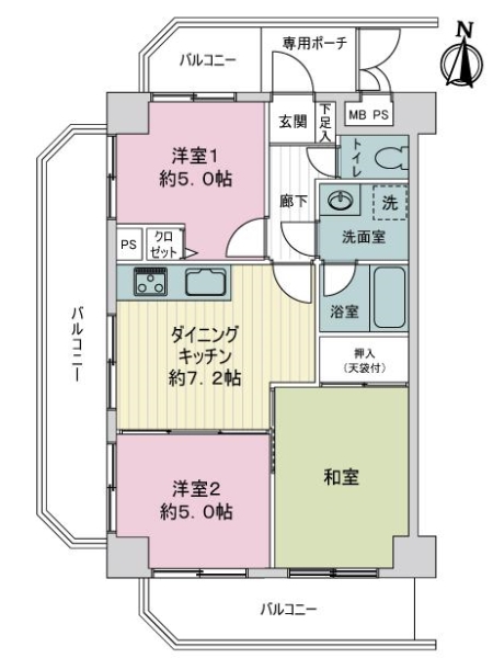 中古マンション 東京都墨田区墨田１丁目 東武大師線東向島駅 4,580万円