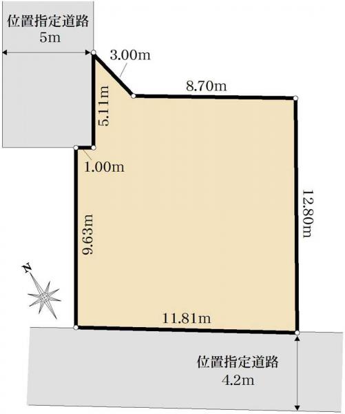 土地 東京都調布市染地３丁目 京王競馬場線国領駅 5,480万円