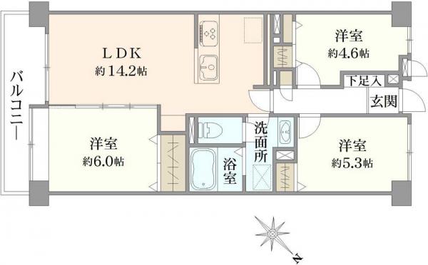 中古マンション 埼玉県さいたま市南区文蔵１丁目 JR武蔵野線南浦和駅 3,280万円