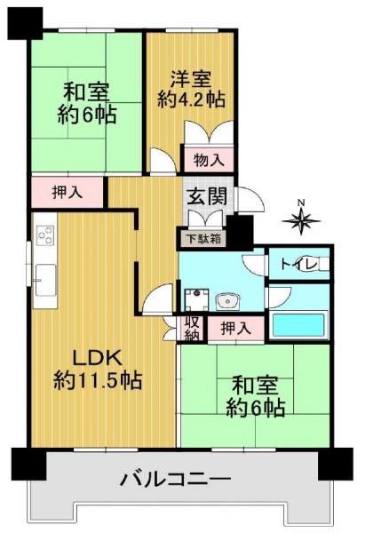 中古マンション 大阪市北区本庄東３丁目7-1 大阪メトロ谷町線天神橋筋六丁目駅 2,770万円