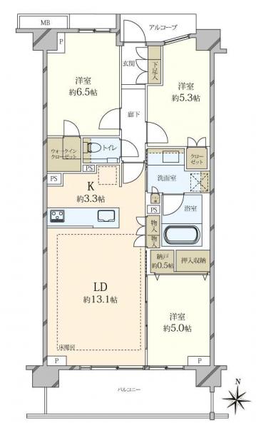 中古マンション 東京都世田谷区弦巻３丁目 東急田園都市線桜新町駅 1億3,480万円