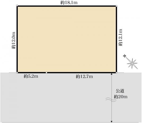 土地 埼玉県鴻巣市宮地５丁目 JR高崎線鴻巣駅 1,580万円