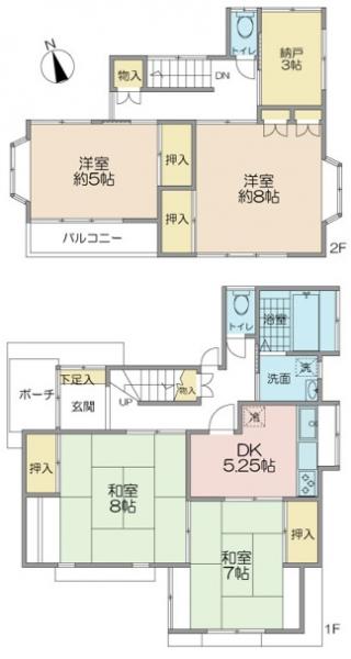 中古戸建 さいたま市見沼区大字大谷 東武野田線七里駅 1,890万円