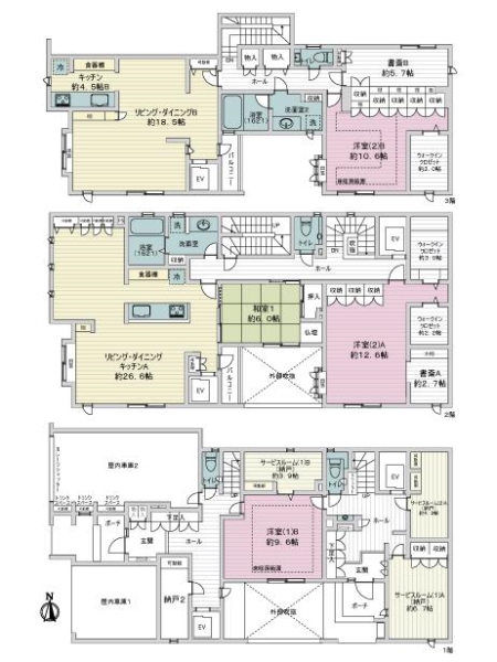 中古戸建 東京都江戸川区北小岩３丁目 JR中央・総武線小岩駅 2億500万円