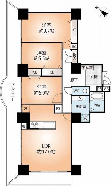 中古マンション 神戸市須磨区道正台１丁目 神戸市営地下鉄西神山手線妙法寺駅 2,090万円
