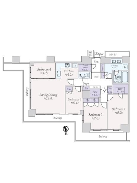 中古マンション 東京都江東区東雲１丁目 有楽町線辰巳駅 1億5,980万円