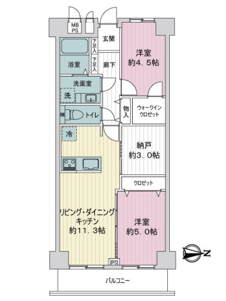 中古マンション 東京都荒川区東尾久６丁目 千代田線町屋駅 3,480万円