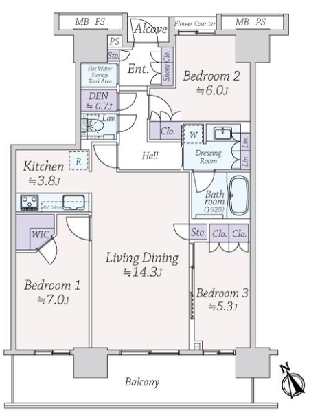中古マンション 東京都江東区東雲１丁目 有楽町線豊洲駅 1億6,200万円