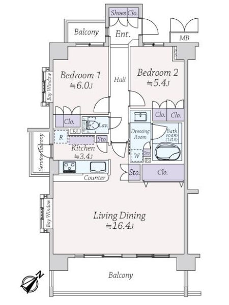 中古マンション 埼玉県川口市本町２丁目 埼玉高速鉄道川口元郷駅 4,380万円