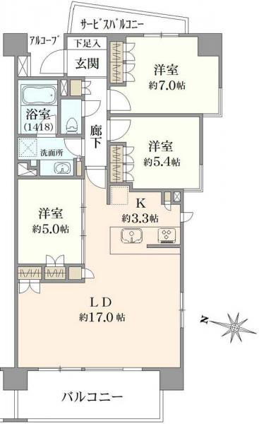 中古マンション 東京都墨田区千歳３丁目 都営大江戸線森下駅 1億3,480万円