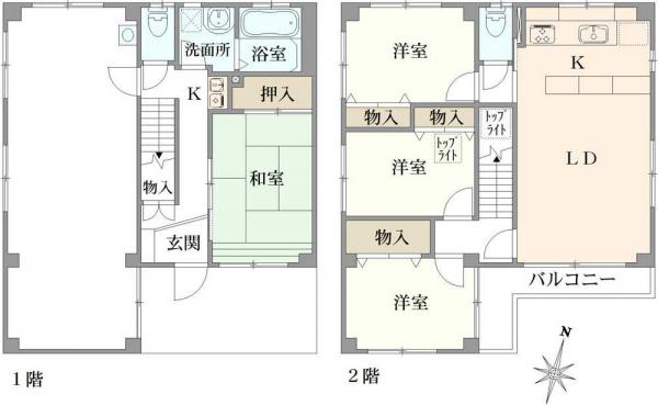中古戸建 東京都葛飾区宝町１丁目 京成本線お花茶屋駅 4,580万円